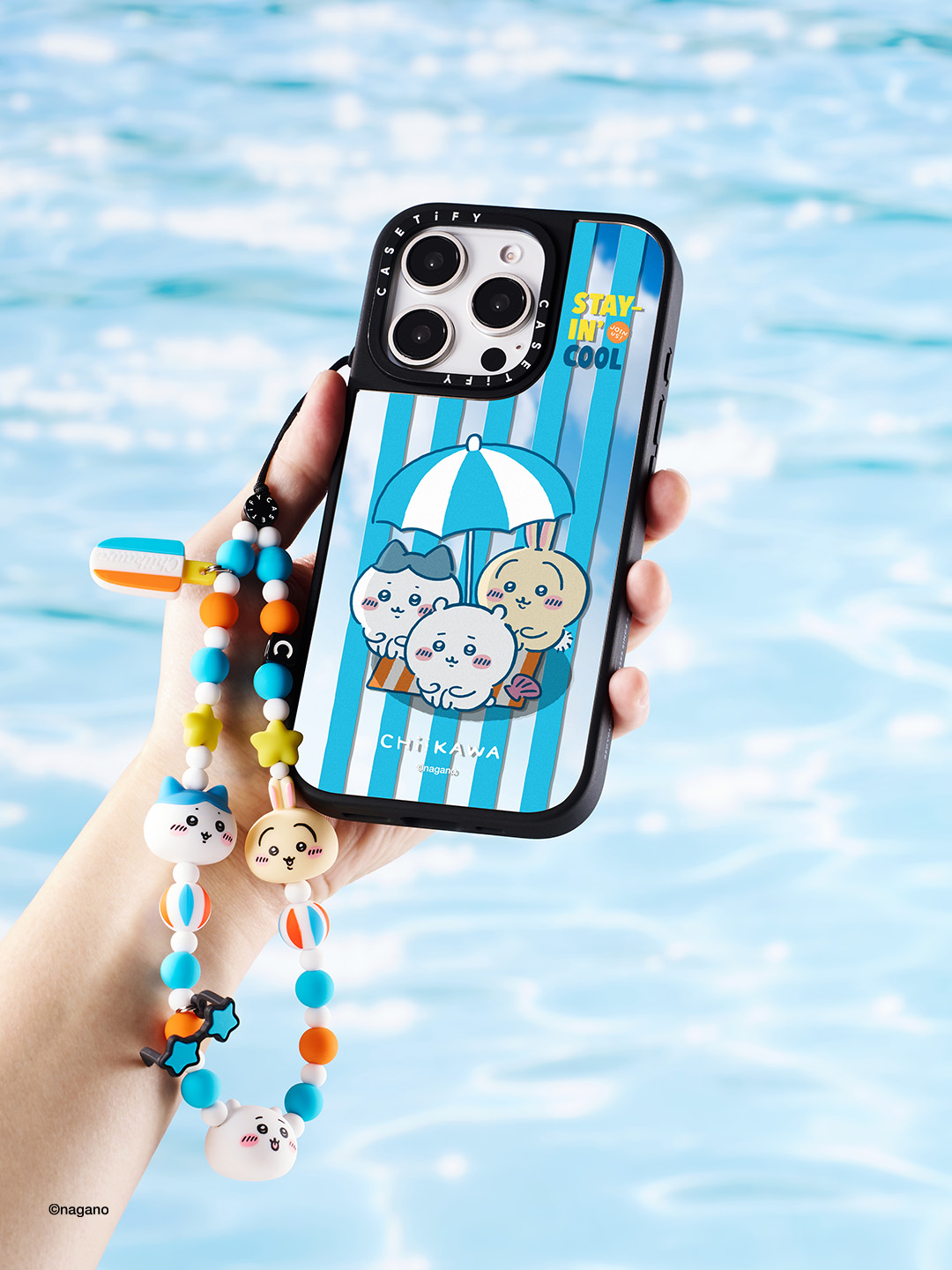 Chiikawa Summer Party Phone Charm