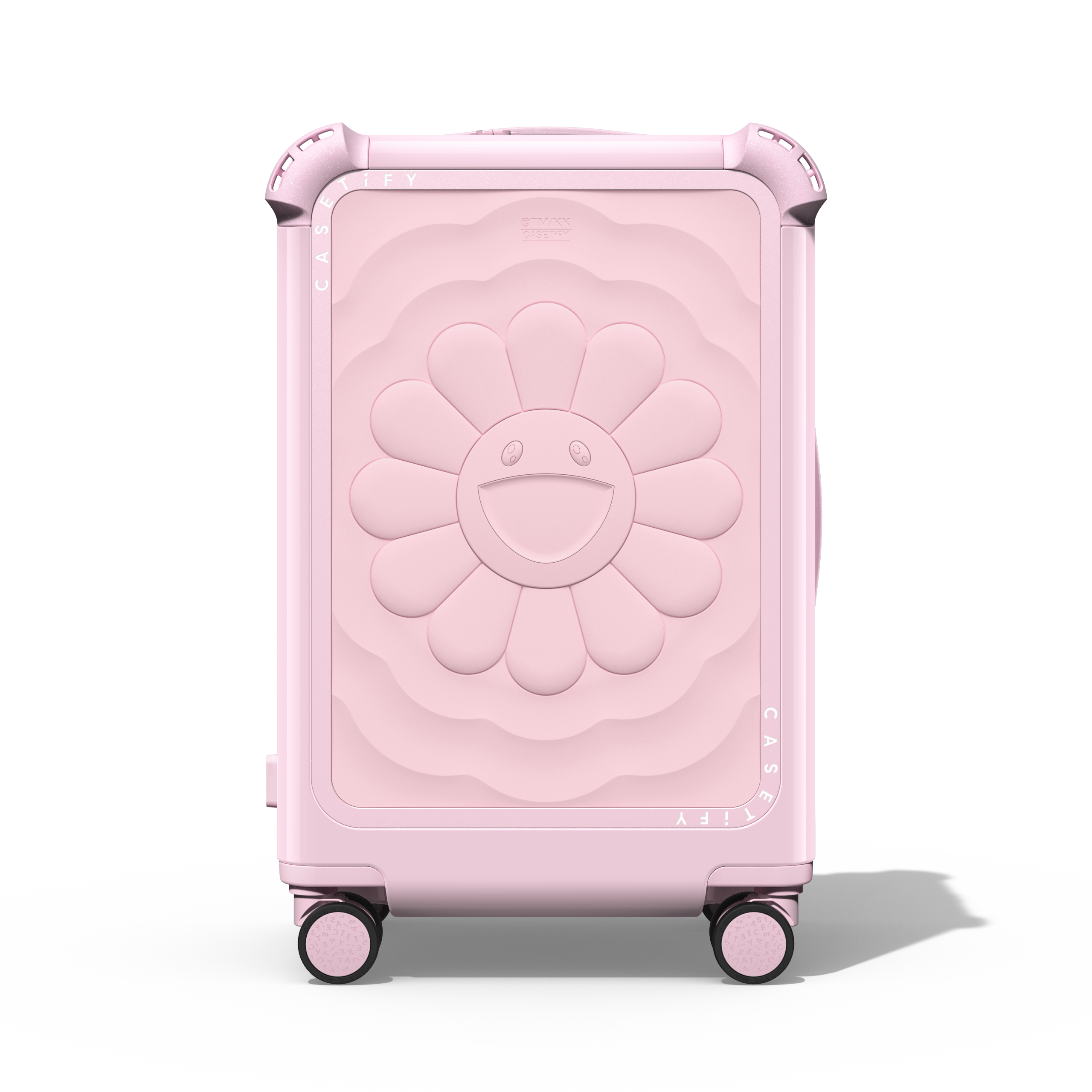 Bounce Suit21" Carry-On Suitcase Case - FLOWERS (PINK) RIPPLE CARRY-ON SUITCASE (Coming Soon in November)