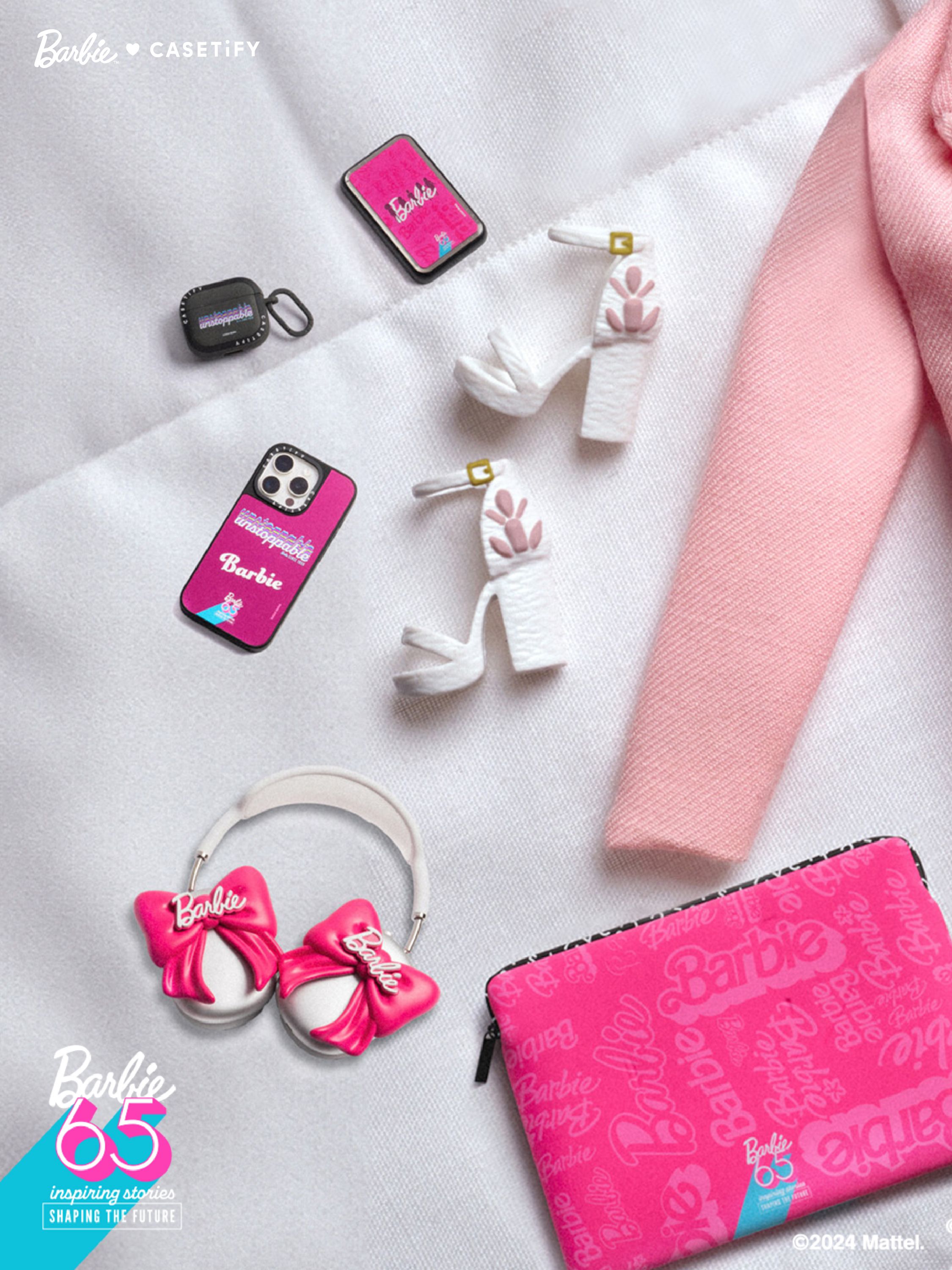 Impact iPad Air 11-inch (M2) Case - Barbie Sparkling 65th Anniversary Monogram Tablet Case
