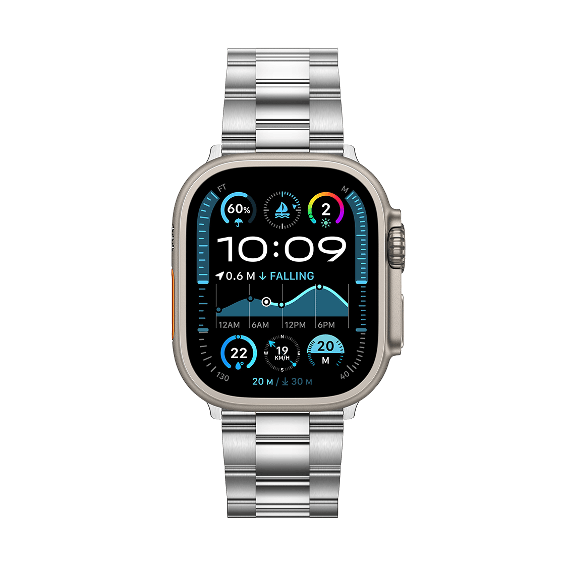 Stainless Steel 3-Link Band - Stainless Steel 3-Link Band - Silver