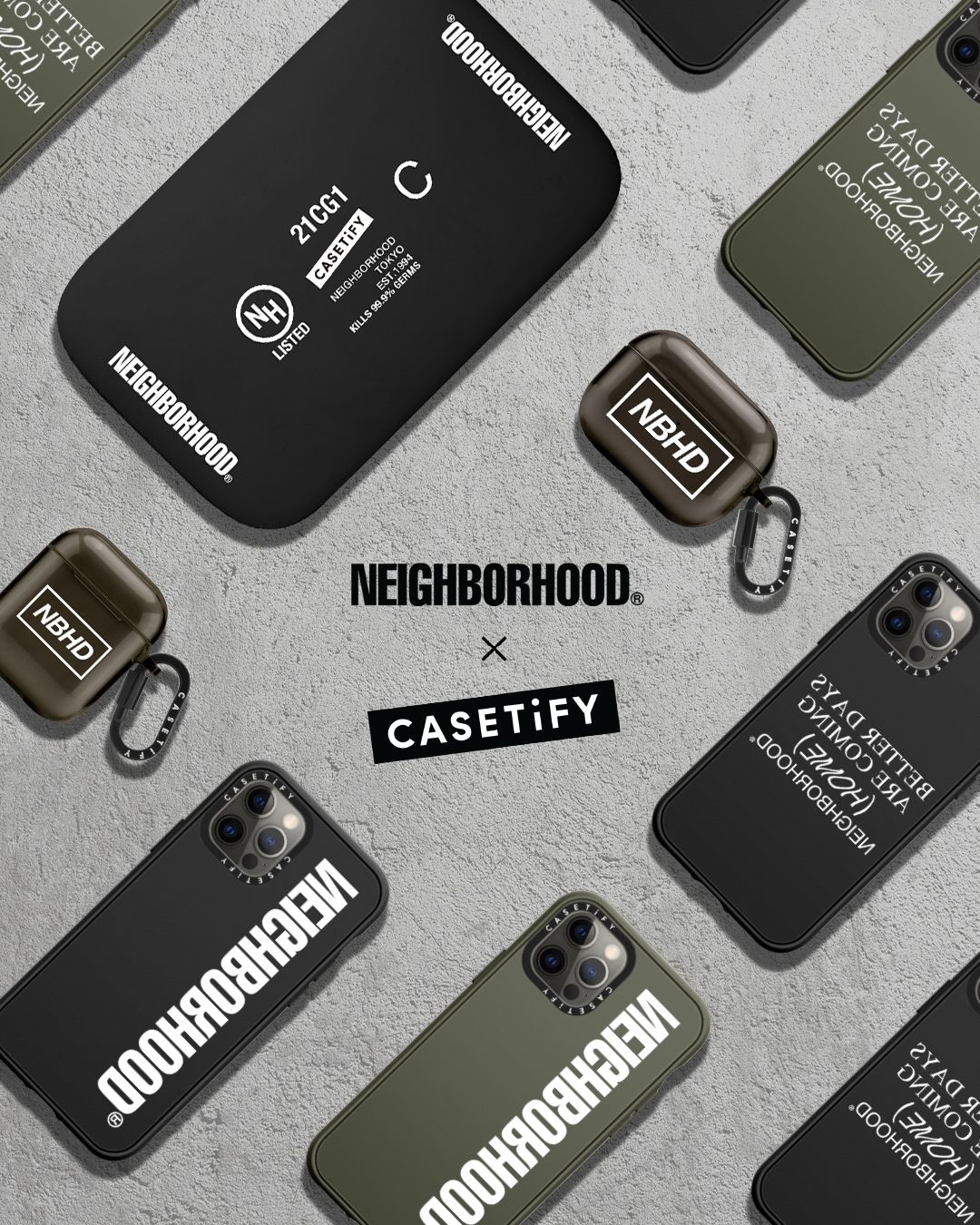 iPhoneケース NEIGHBORHOOD - neighborhood casetify iPhone 11 pro Graphical iPhone case and AirPods case created by