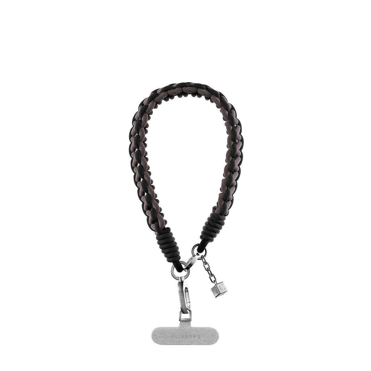 CASETiFY - ブラック ロープ スマホストラップ Rope Wrist Strap Double End - Black casetify