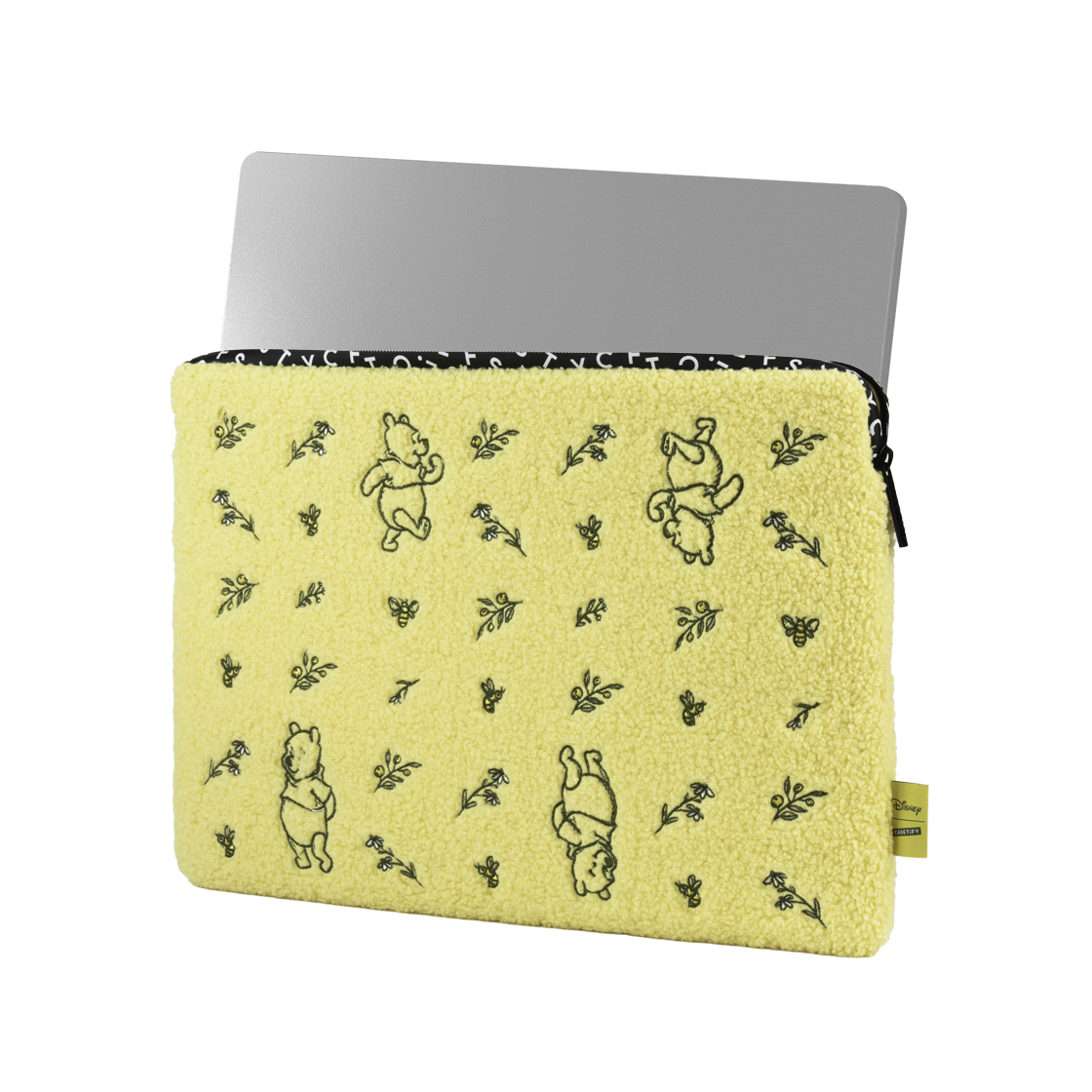 Winnie the Pooh Tossed Floral Teddy Laptop Sleeve
