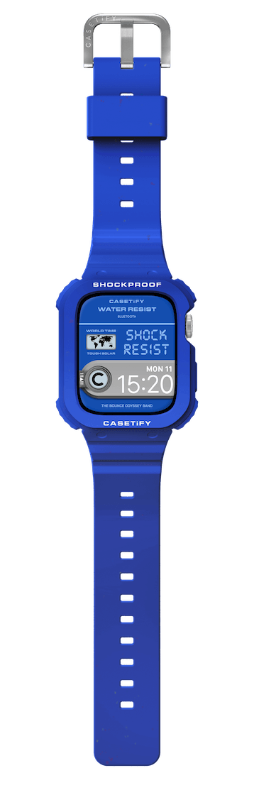 Apple Watch Series 7-9 (45mm) - The Bounce Odyssey Band  45mm (Series 7-9) - Electric Blue