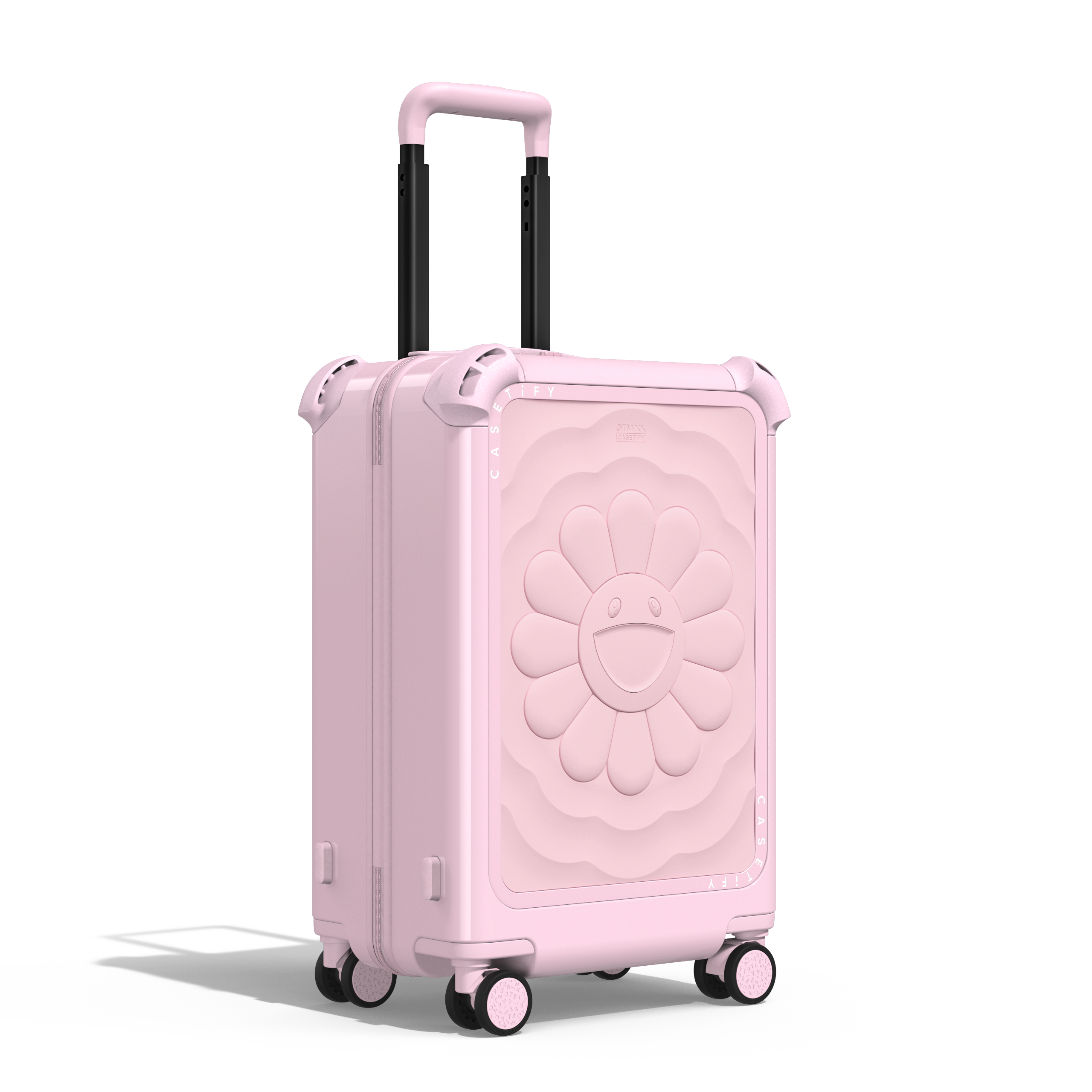 Bounce Suit21" Carry-On Suitcase Case - FLOWERS (PINK) RIPPLE CARRY-ON SUITCASE (Coming Soon in November)