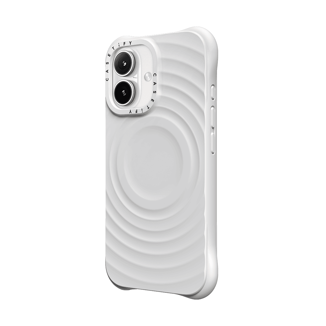 Ripple iPhone 16 Plus Case - Ripple Case - White