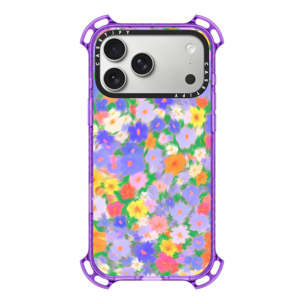 Floral Swirl - Purple