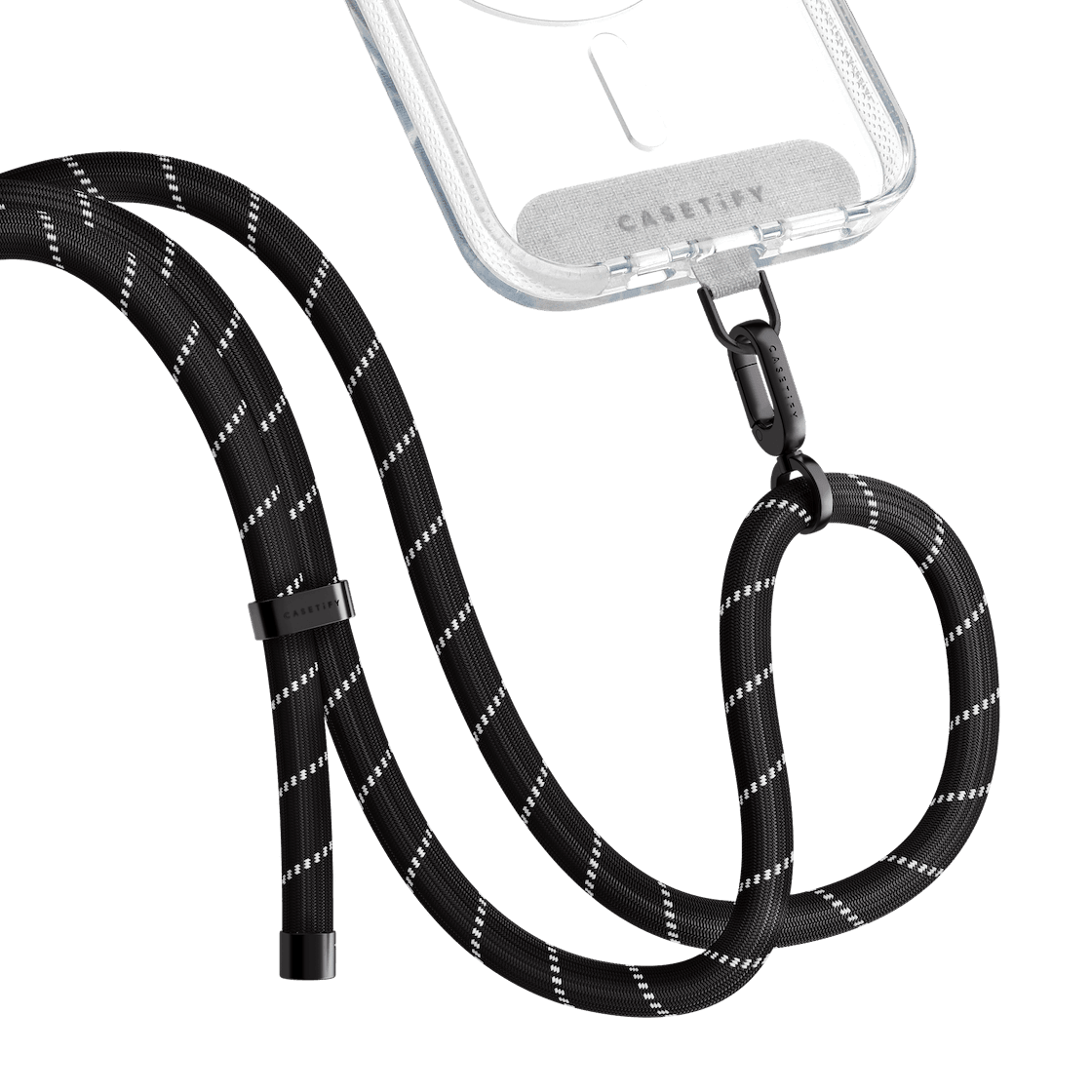 Rope Cross-body Strap - Black (8mm)