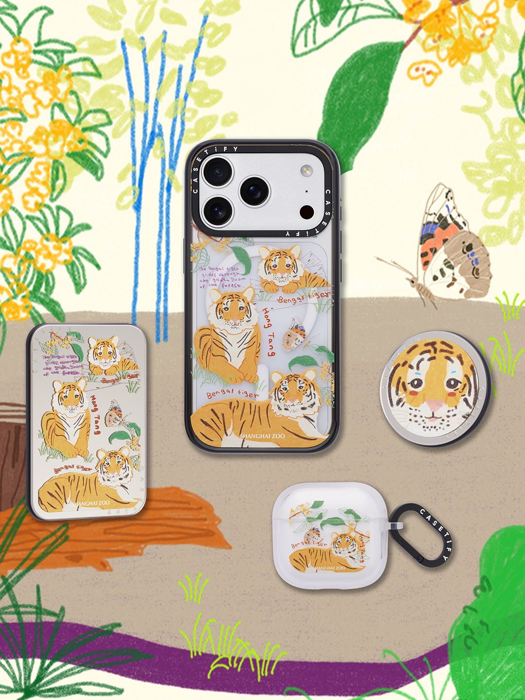 The Bengal Tiger and Red Panda