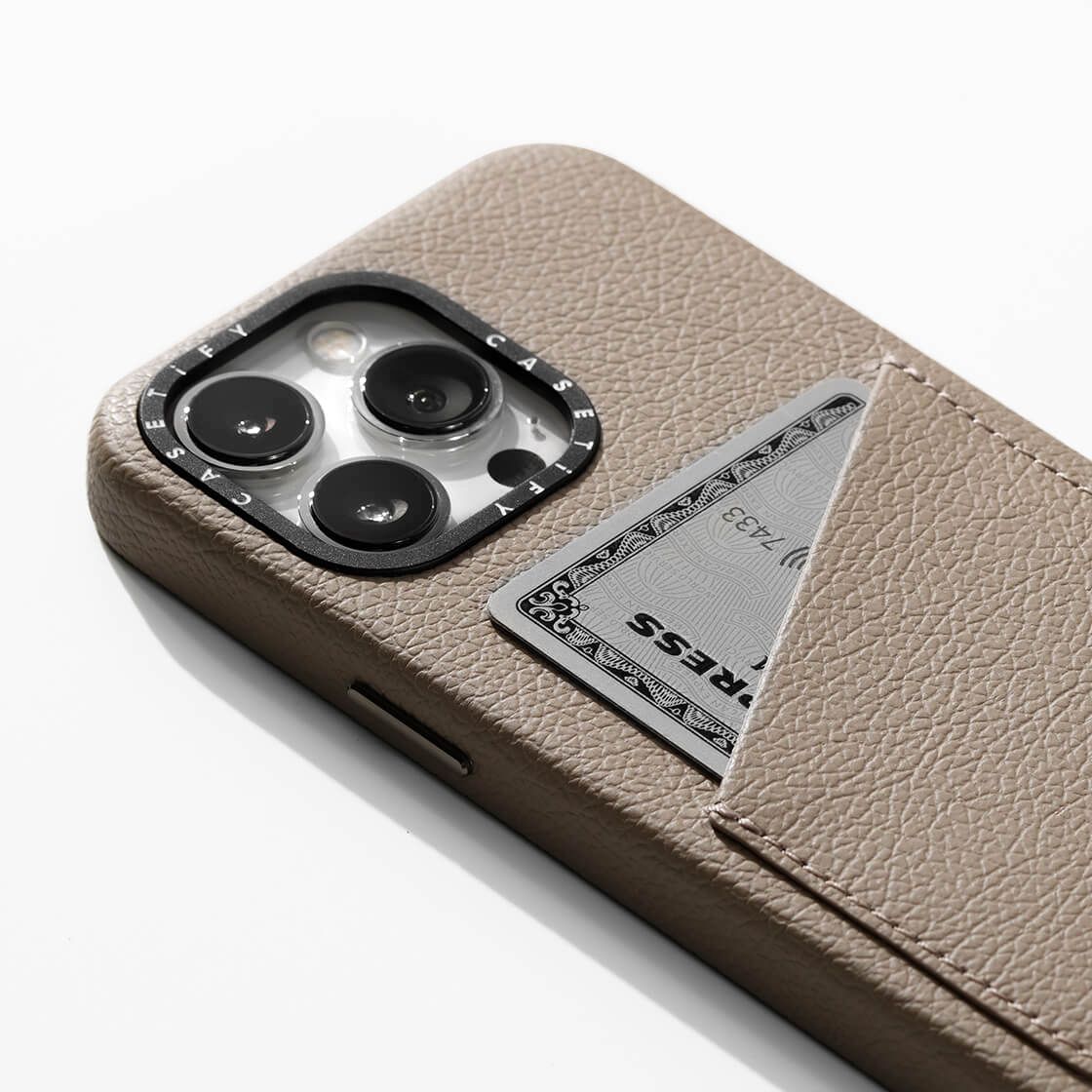 Pebbled Card iPhone 14 Plus Case - Custom Phone Case