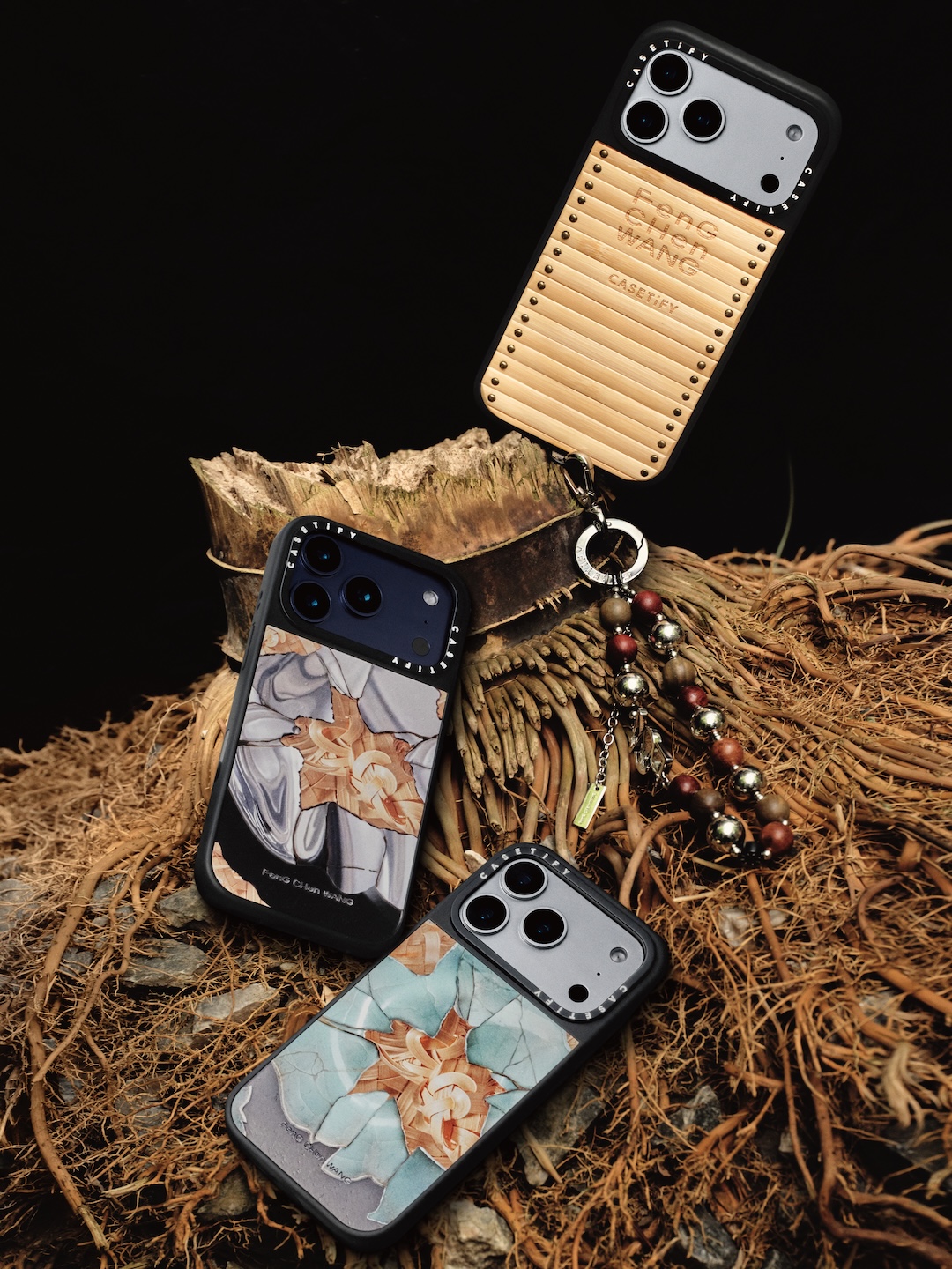 Mirror iPhone 17 Pro Max Case MagSafe Compatible - Metal Bamboo Case