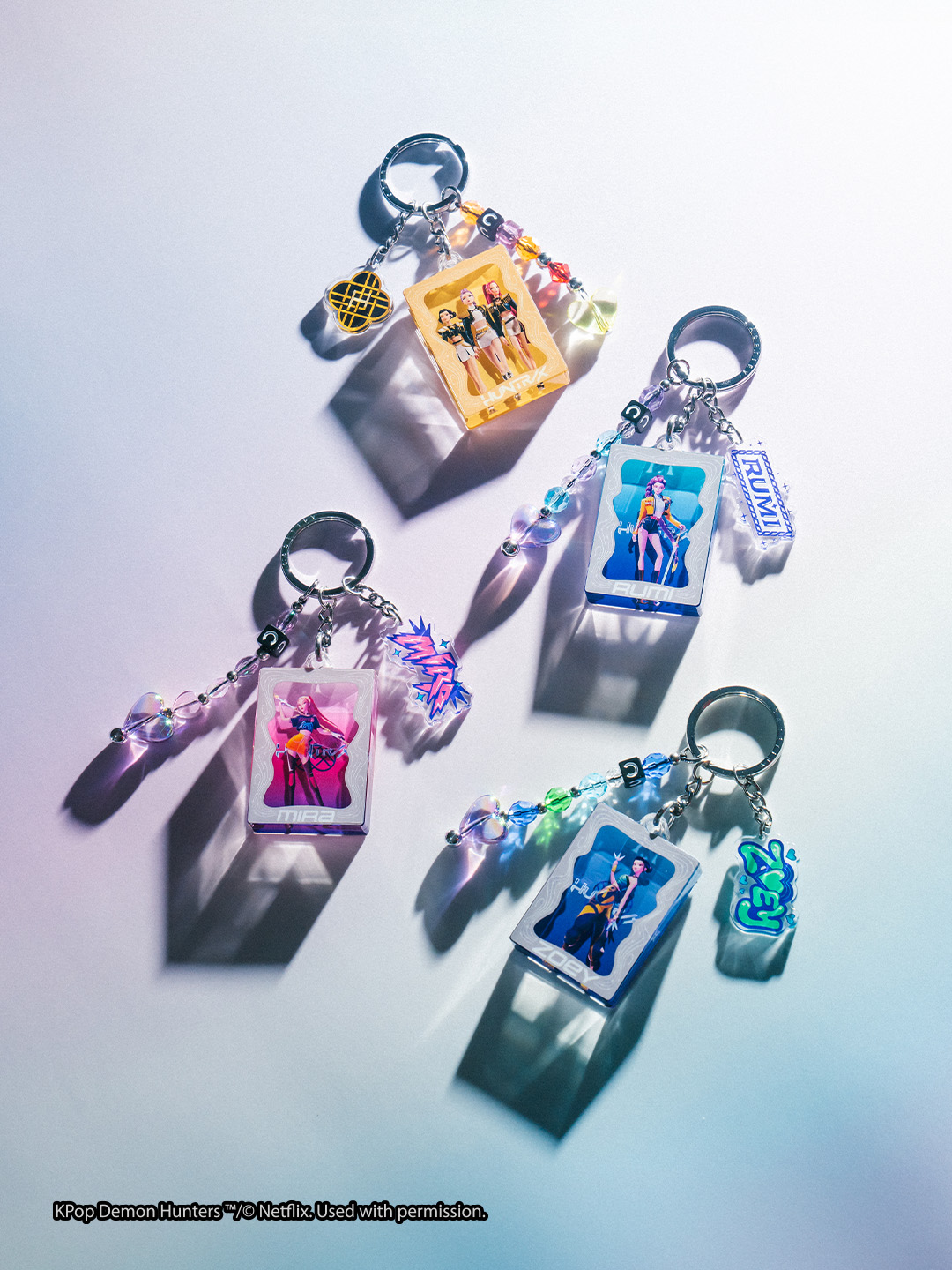 Miniature Acrylic Charm Keychain