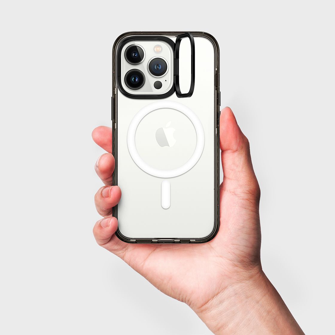 Impact Ring Stand iPhone 13 Pro Max Case MagSafe Compatible - Zebra Stripe
