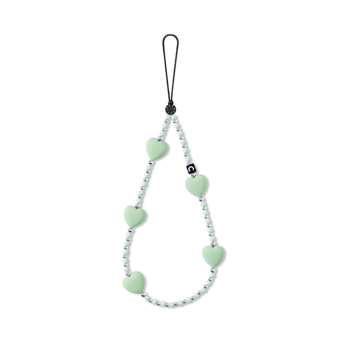 Heart Phone Charm - Mint Heart
