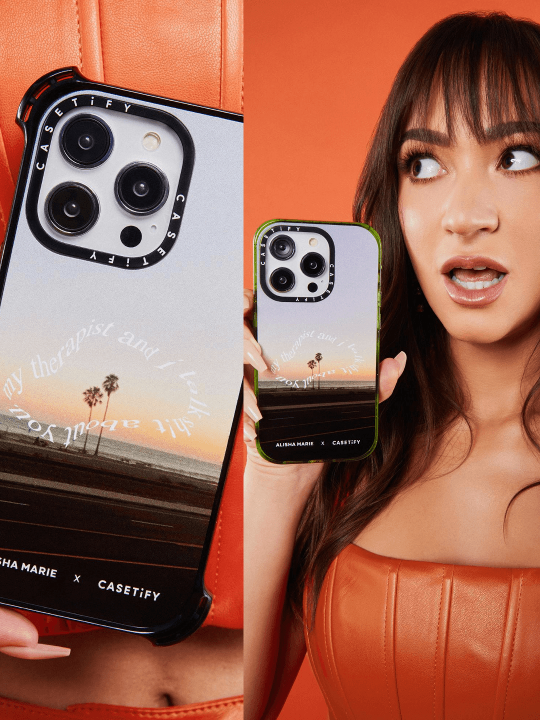 Mirror iPhone 16 Pro Max Case MagSafe Compatible - Alisha Marie In My Feels Case