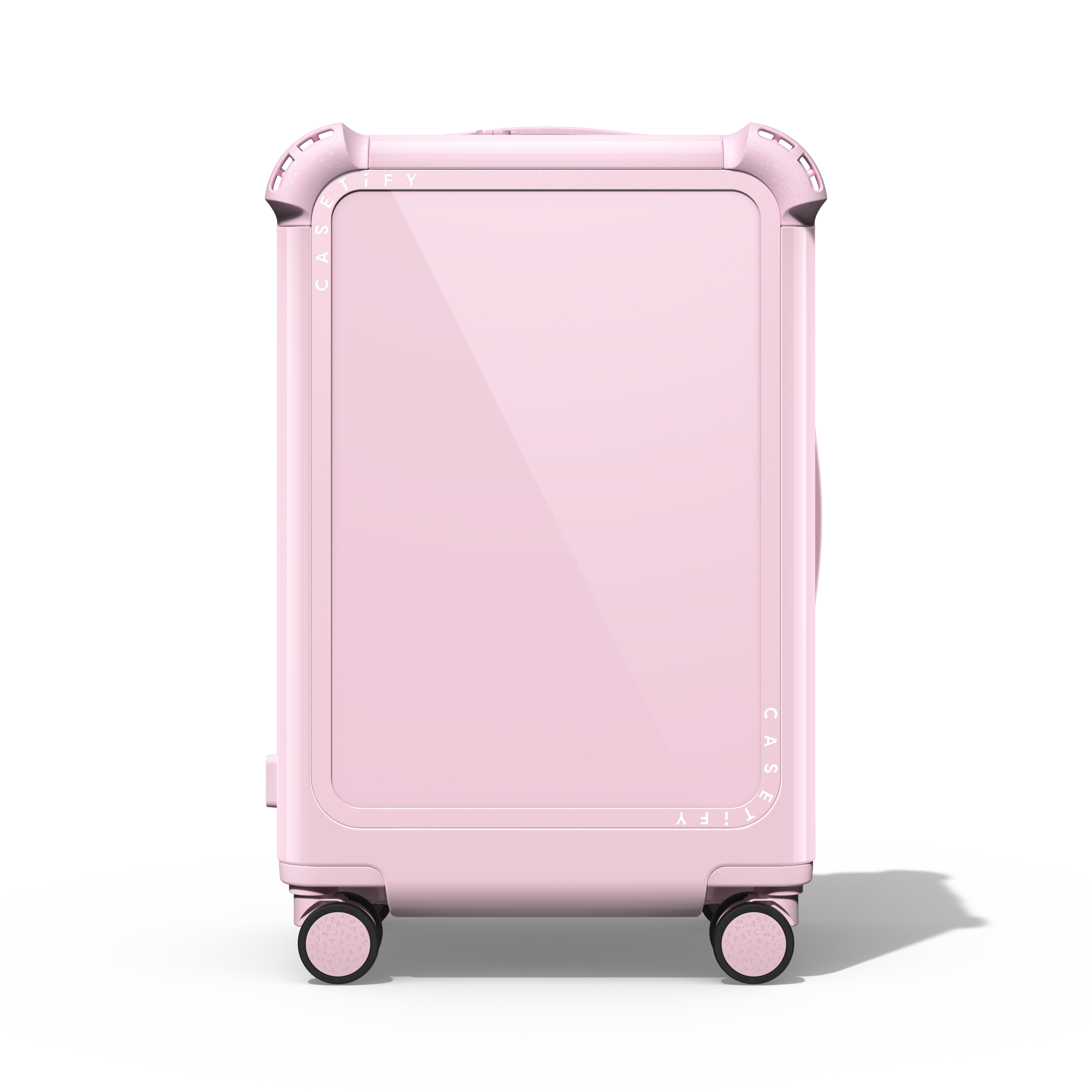 Bounce Suit21" Carry-On Suitcase Case - FLOWERS BLOOM (PINK) CARRY-ON SUITCASE