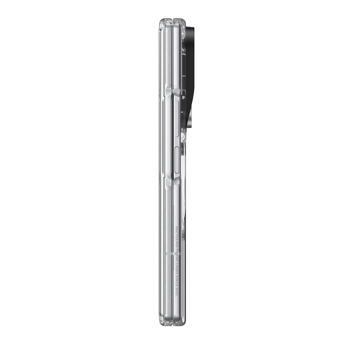 Clear Magnetic Galaxy Z Fold7 Case - Topography Map