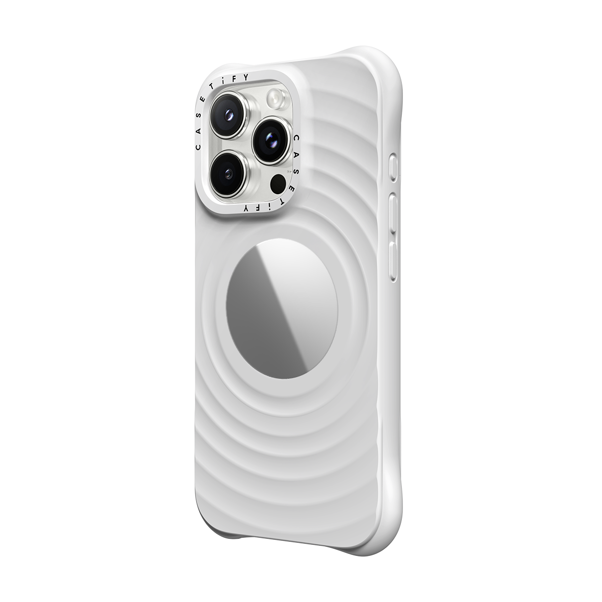 Ripple Mirror Case - White 