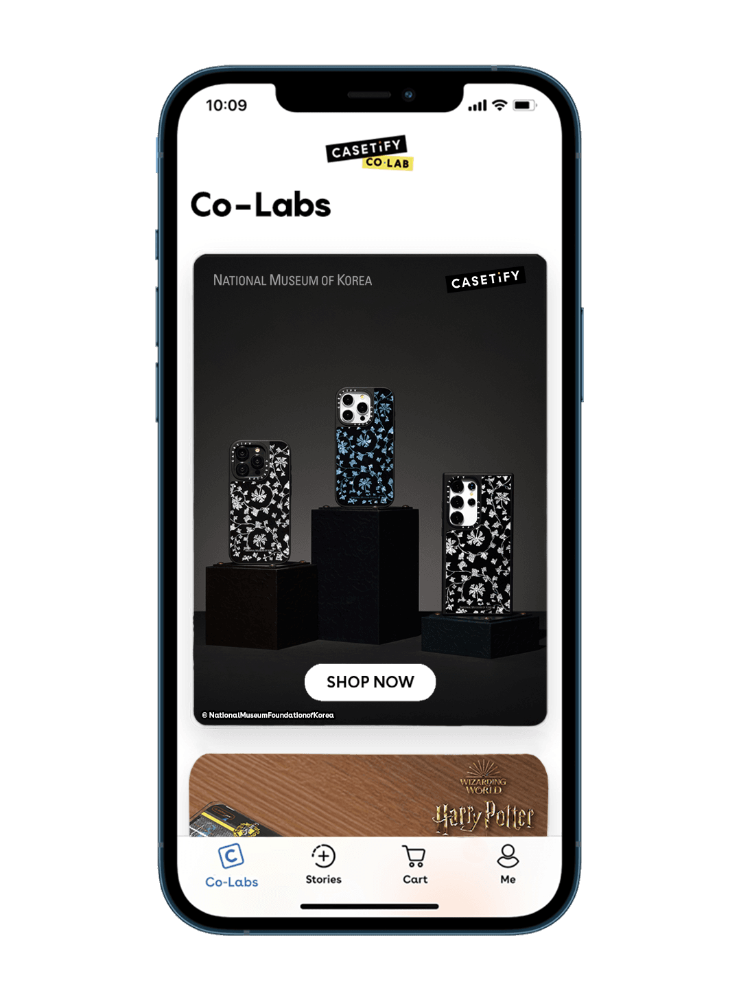 Mirror iPhone 16 Pro Case MagSafe Compatible - NMK Blue Nacre Case