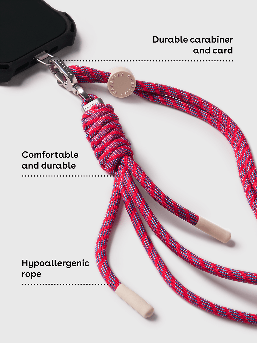 Rope Wrist Strap - Vine