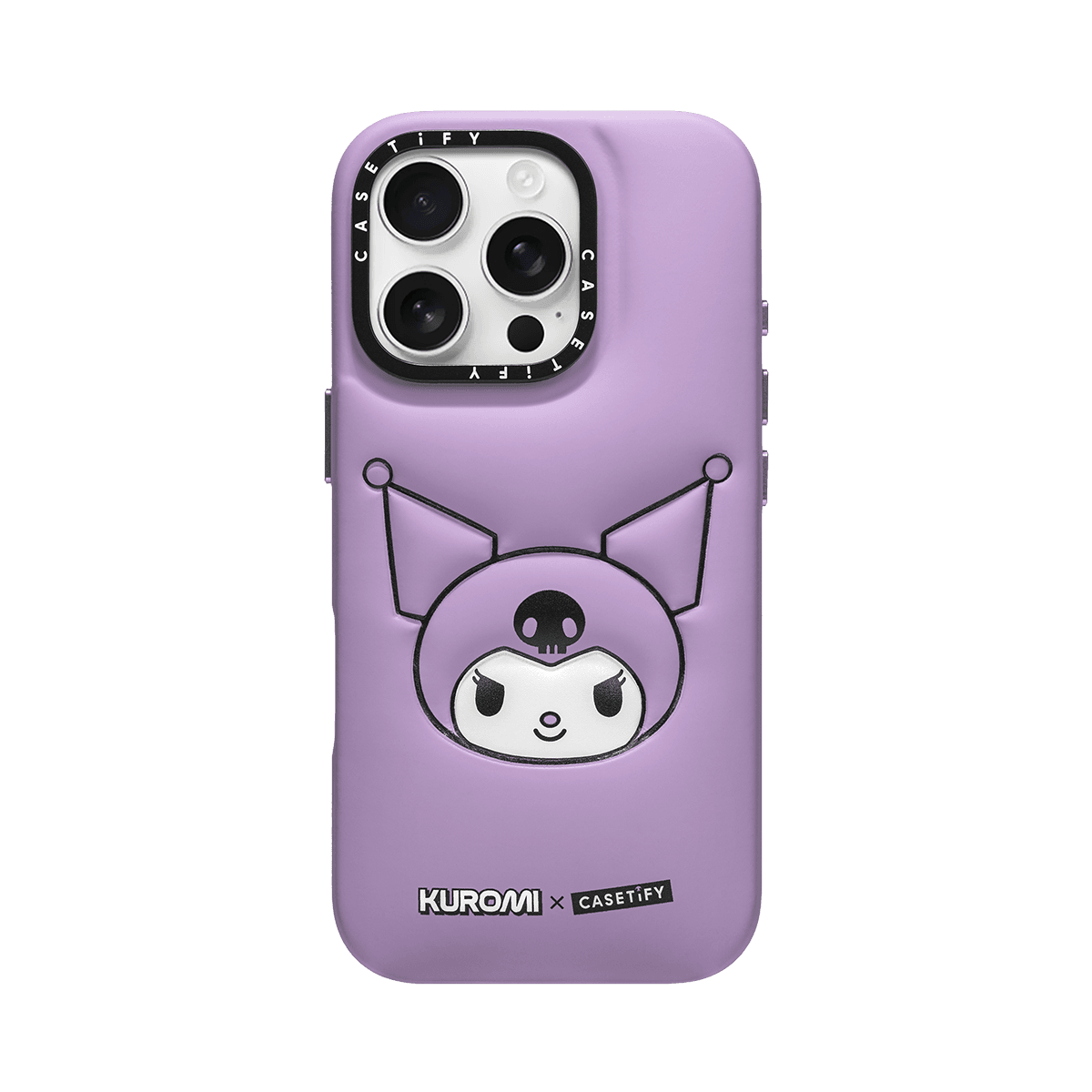 Kuromi Puffy Phone Case - iPhone 16 Pro