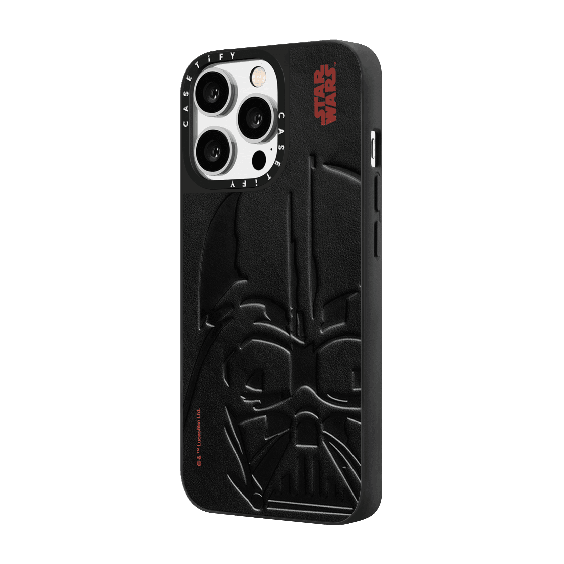 Darth Vader™ Helmet Special Edition Leather Debossed Case - iPhone 14 Pro Max