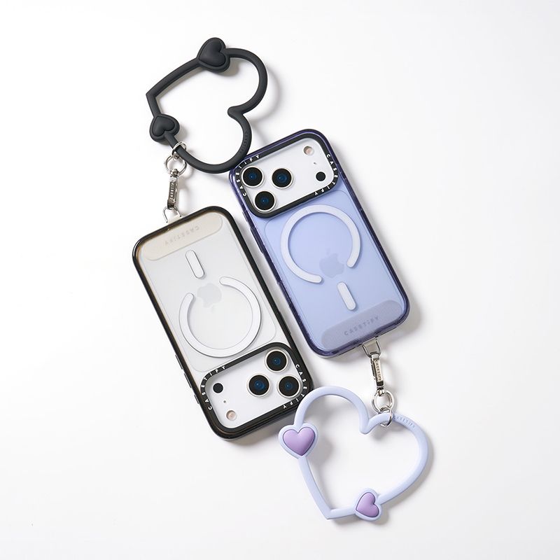 Silicone Heart Wristlet