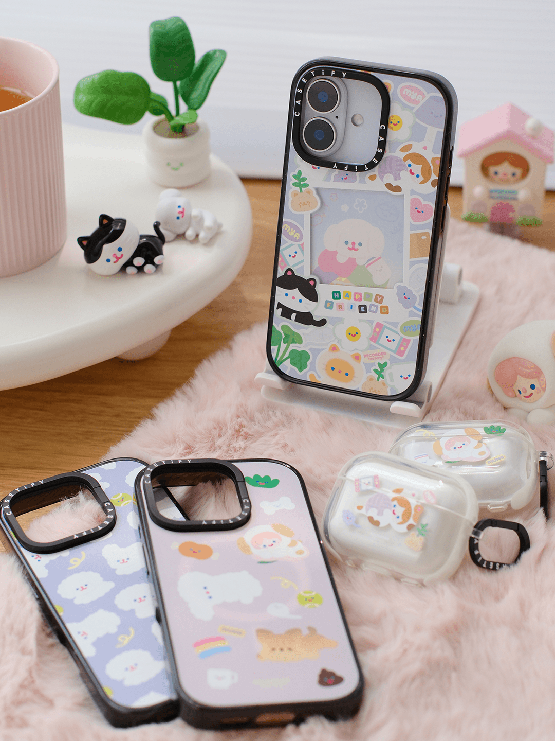 Impact Ring Stand iPhone 16 Pro Max Case MagSafe Compatible - CELL KITTEN