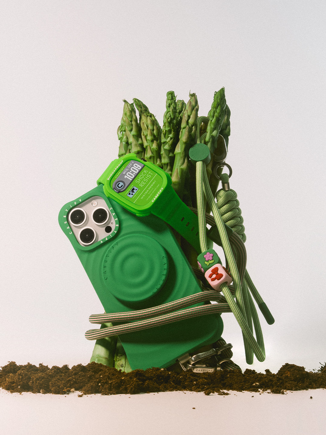Snappy™ Ripple Grip Stand - Radish