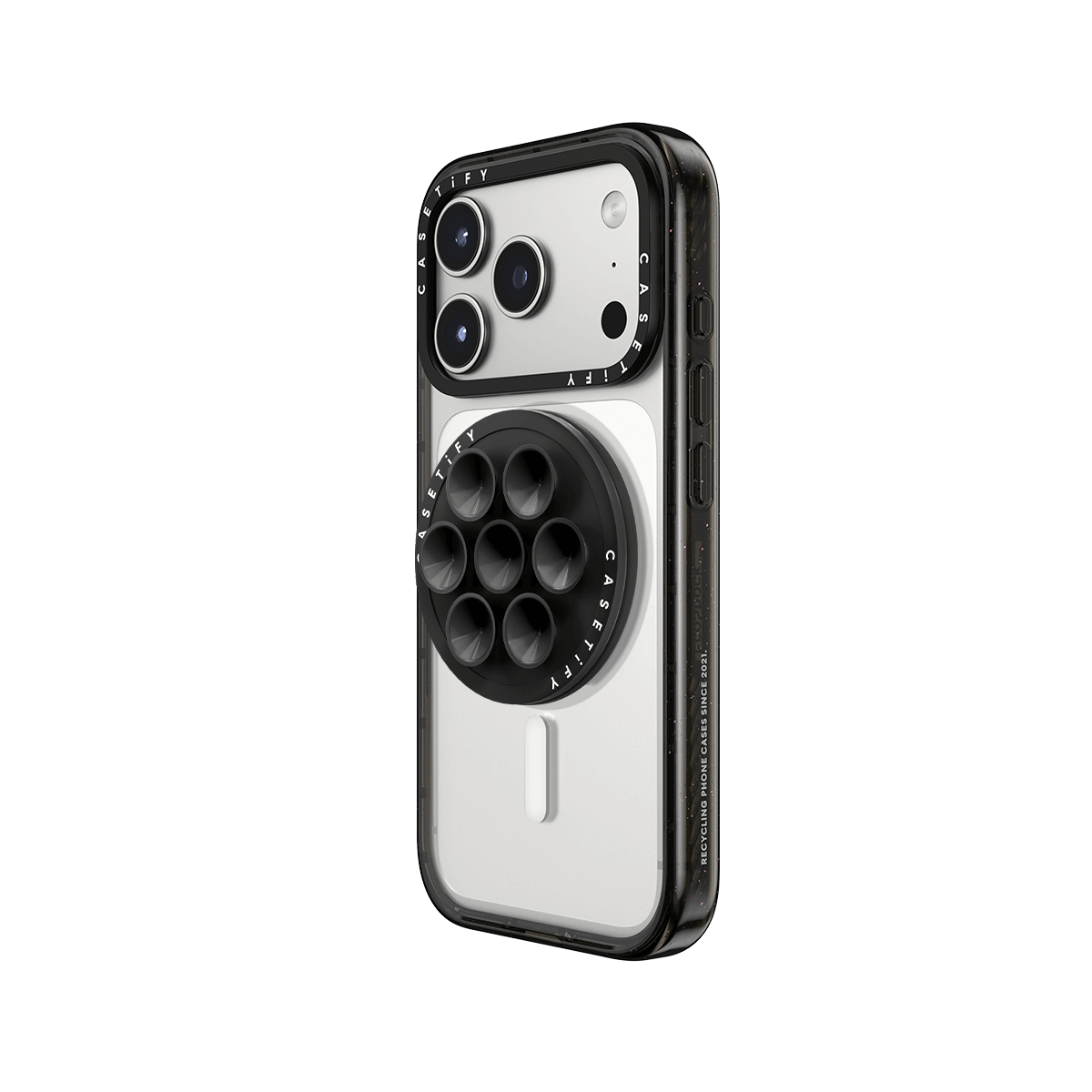 Snappy Snap & Stick Grip Stand MagSafe Compatible - Black
