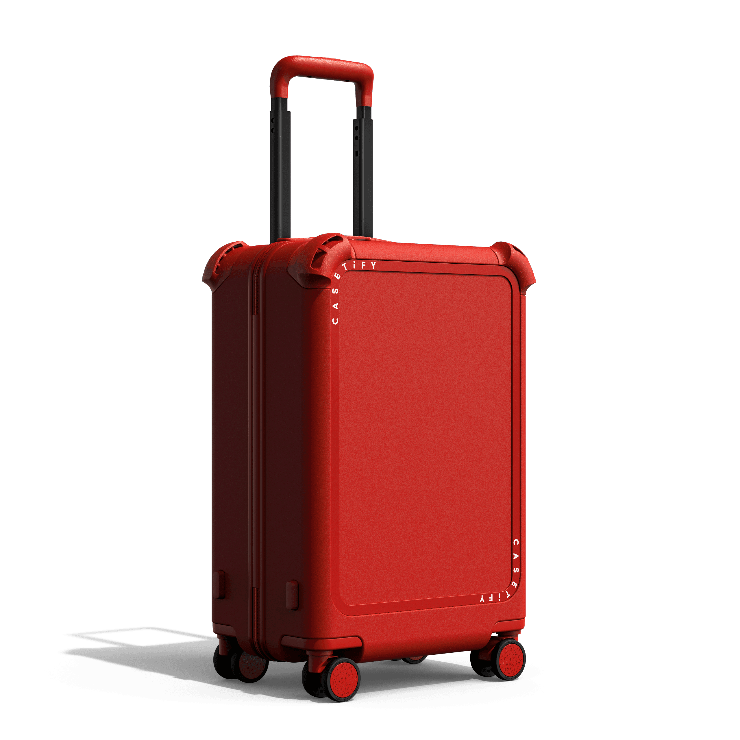 Bounce Suit21" Carry-On Suitcase Case - SMILE (RED) CARRY-ON SUITCASE