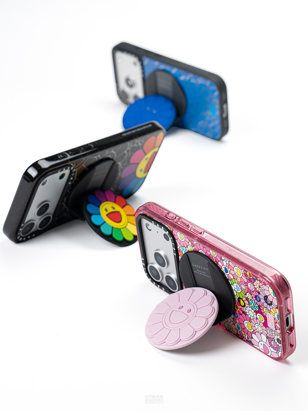 Snappy™ Grip Stand MagSafe Compatible - FLOWERS (PINK) SNAPPY™ GRIP STAND