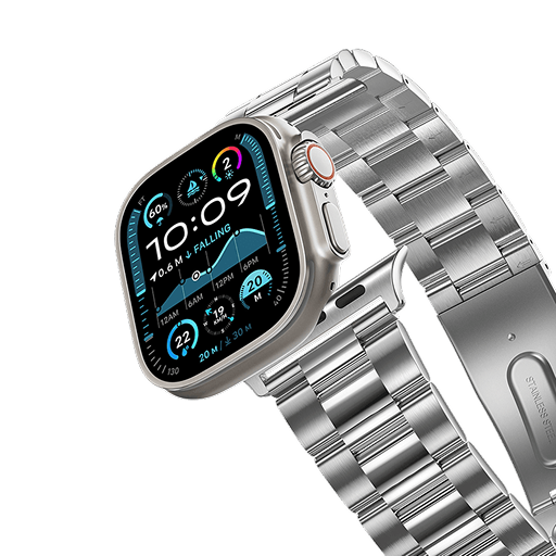 Stainless Steel 3-Link Band
