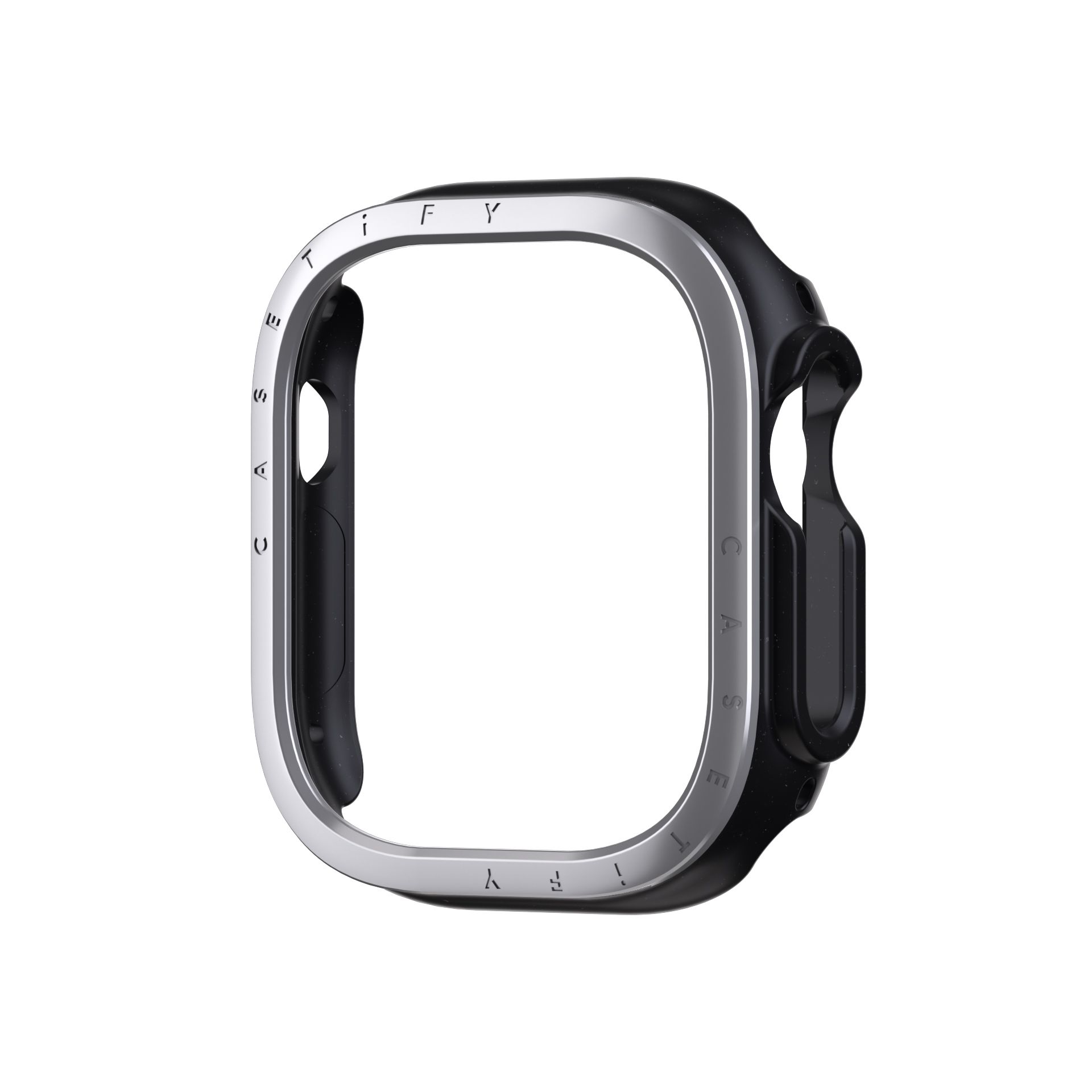 Metallic Impact Case with Screen Protector - Silver