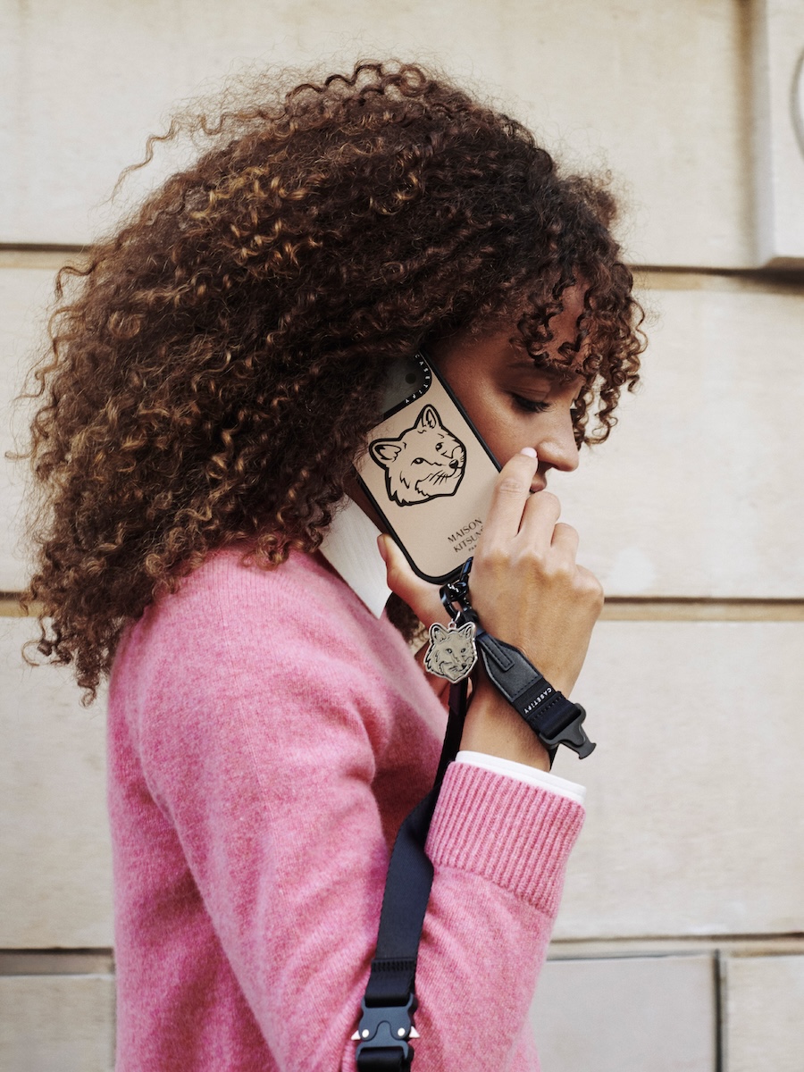 インパクトケース - Maison Kitsune Classic Fox Logo Case - Ginger Brown