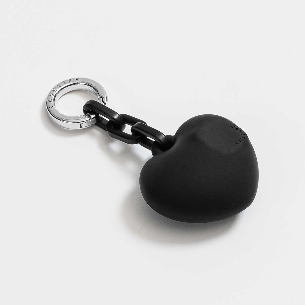 Charm Keychain - Puffy Heart