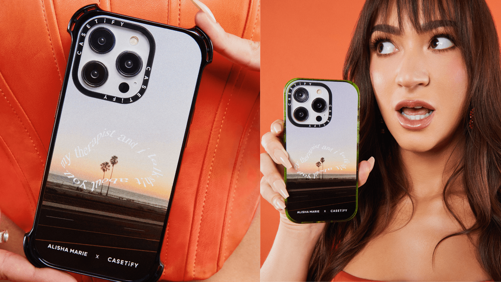 Compact iPhone 17 Pro Case MagSafe Compatible - Alisha Marie In My Feels Case