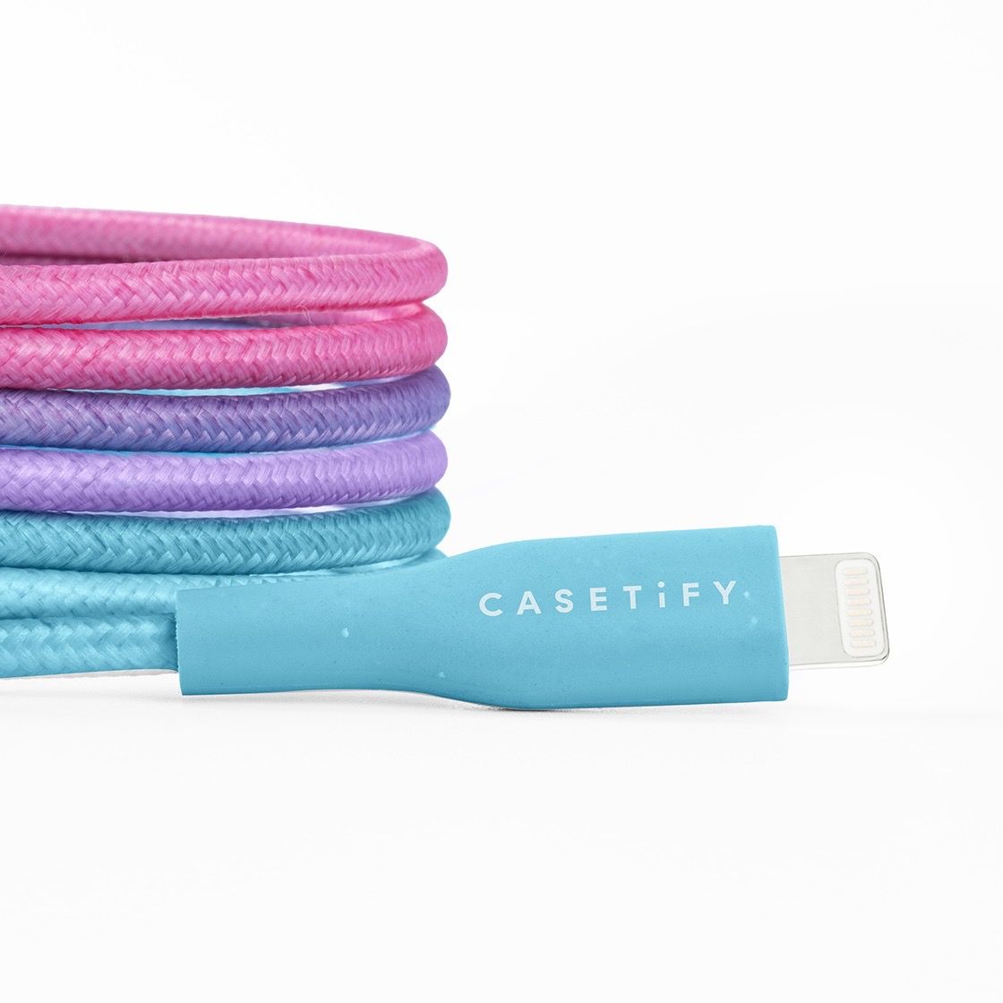 USB-C to Lightning Cable in Cotton Candy