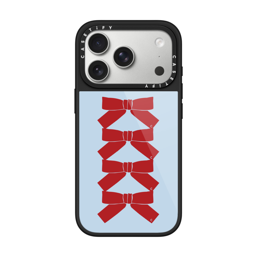 Burgundy Bows - Blue Me Away