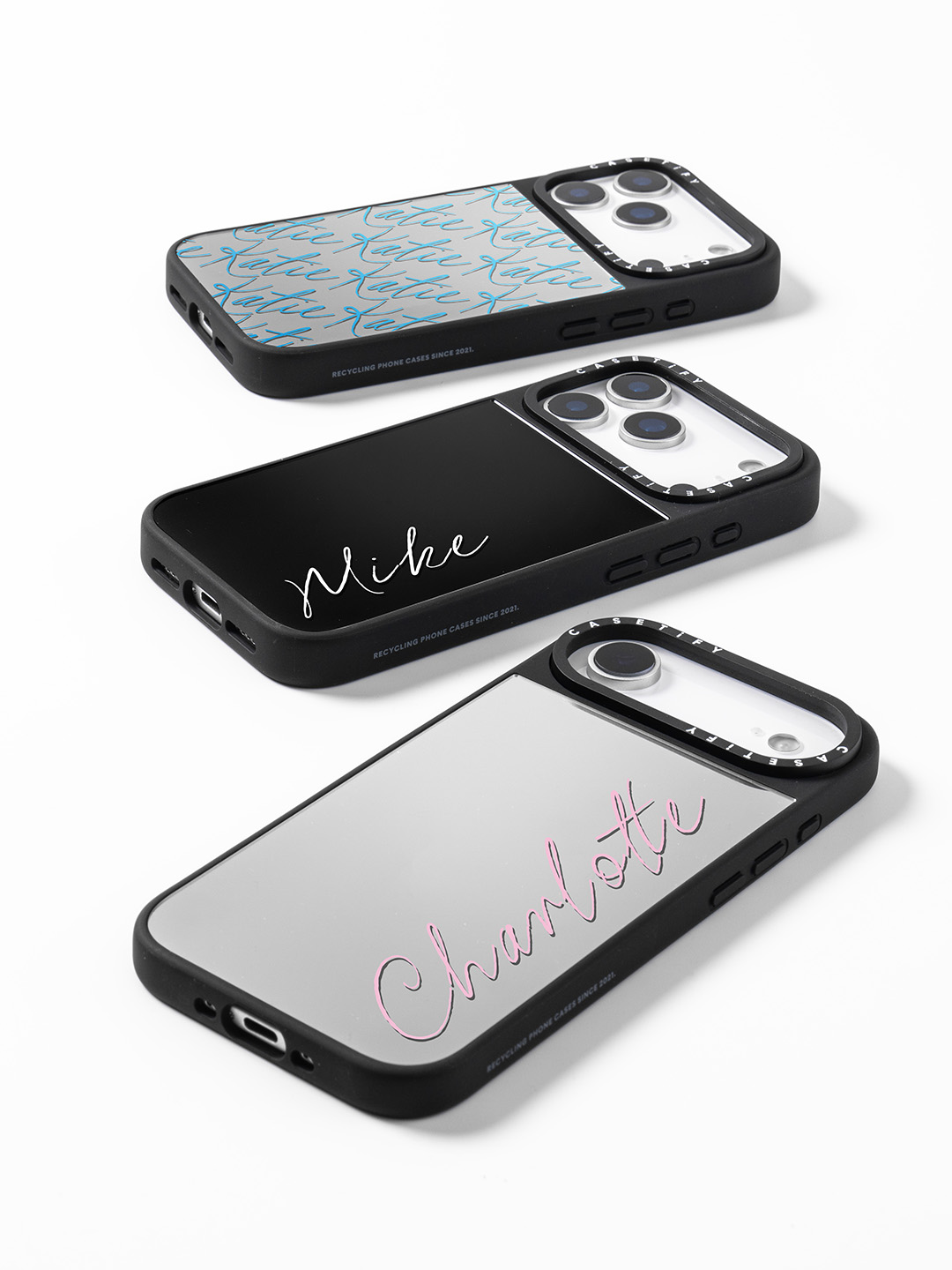 Mirror Ring Stand iPhone 17 Pro Max Case MagSafe Compatible - have a sweet day by sleepydaze