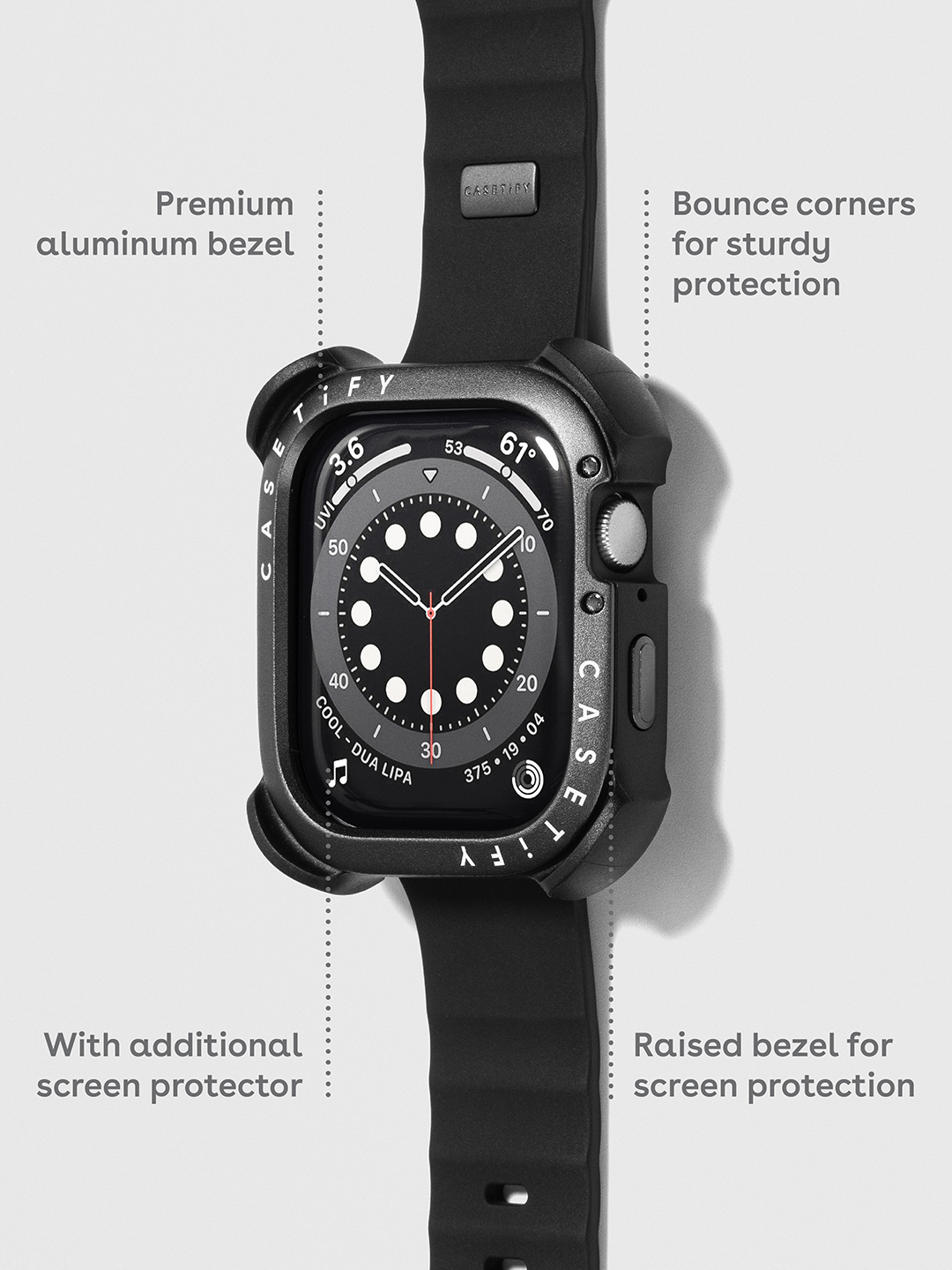 Bounce Case with Screen Protector - Black