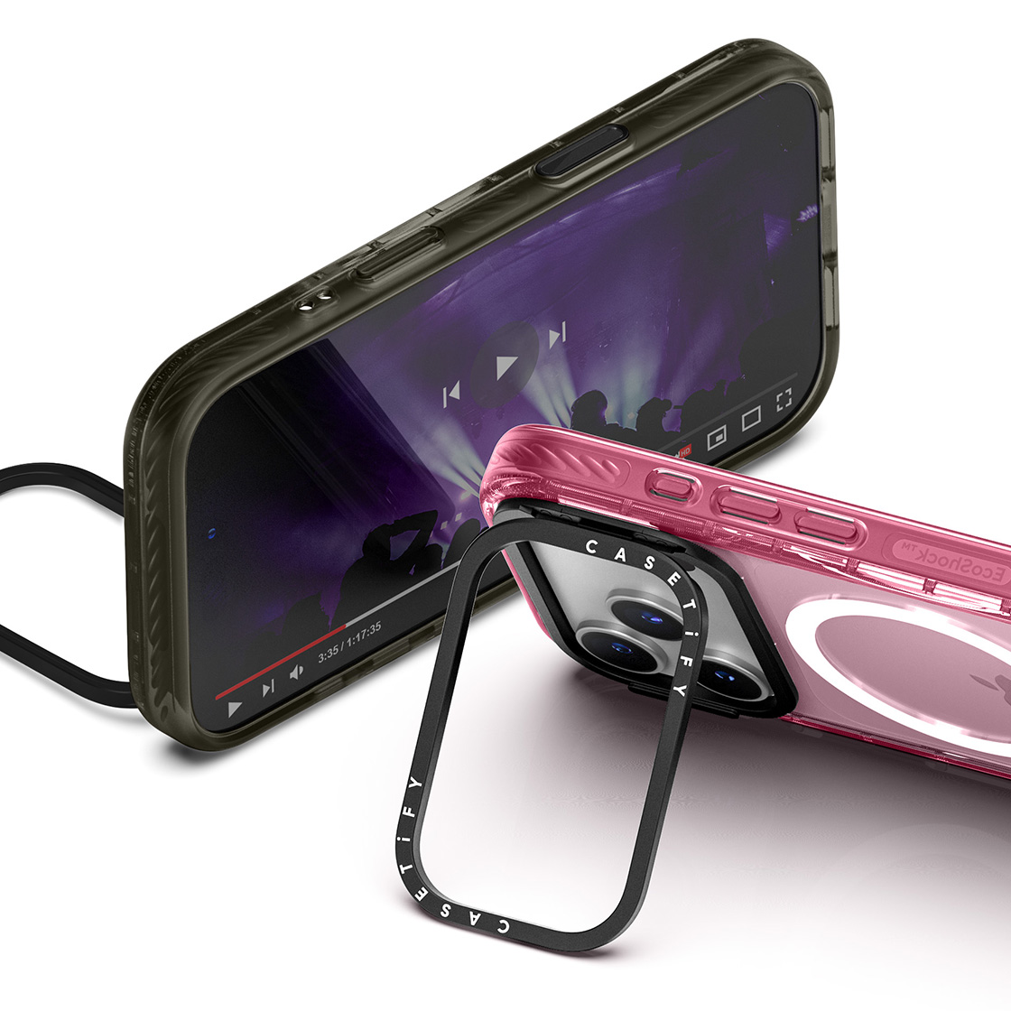 Impact Ring Stand iPhone 17 Case MagSafe Compatible - Cinderella Stickermania Case