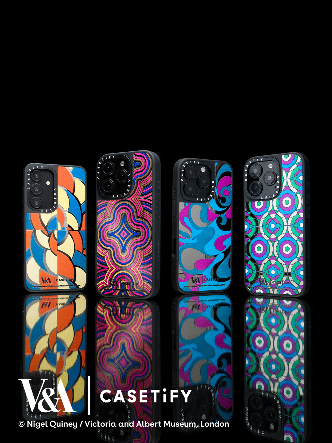 Ultra Bounce iPhone 16 Pro Max Case MagSafe Compatible - V&A Rococo Edit, Brocaded Roses Case