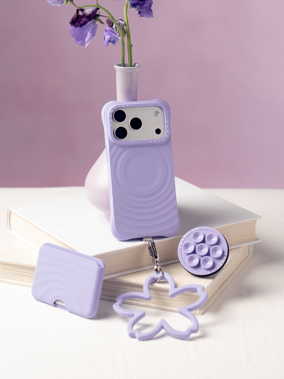 Ripple iPhone 17 Pro Max Case - Ripple Case - Mulberry