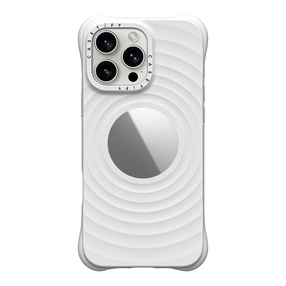 Ripple Mirror Case - White 