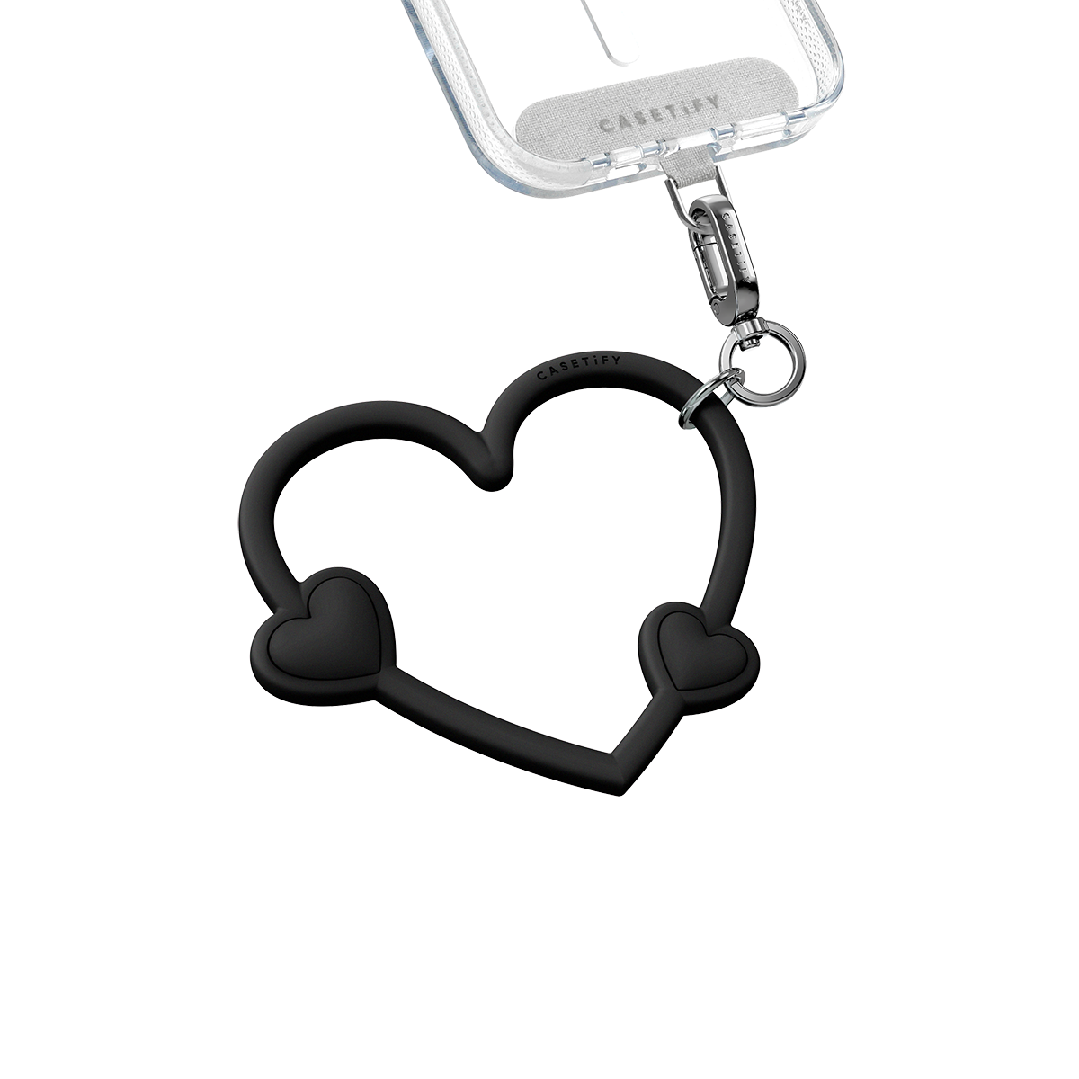 Heart Phone Wristlet - Black Lust
