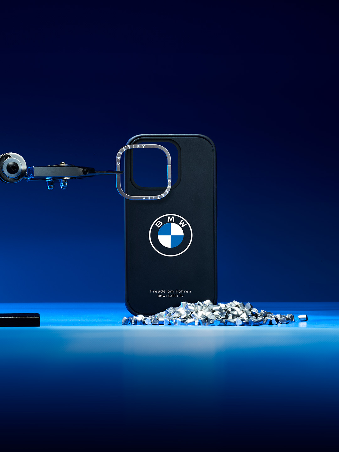 Impact Ring Stand iPhone 16 Pro Max Case MagSafe Compatible - BMW Collectible Aluminium Ring Stand Case