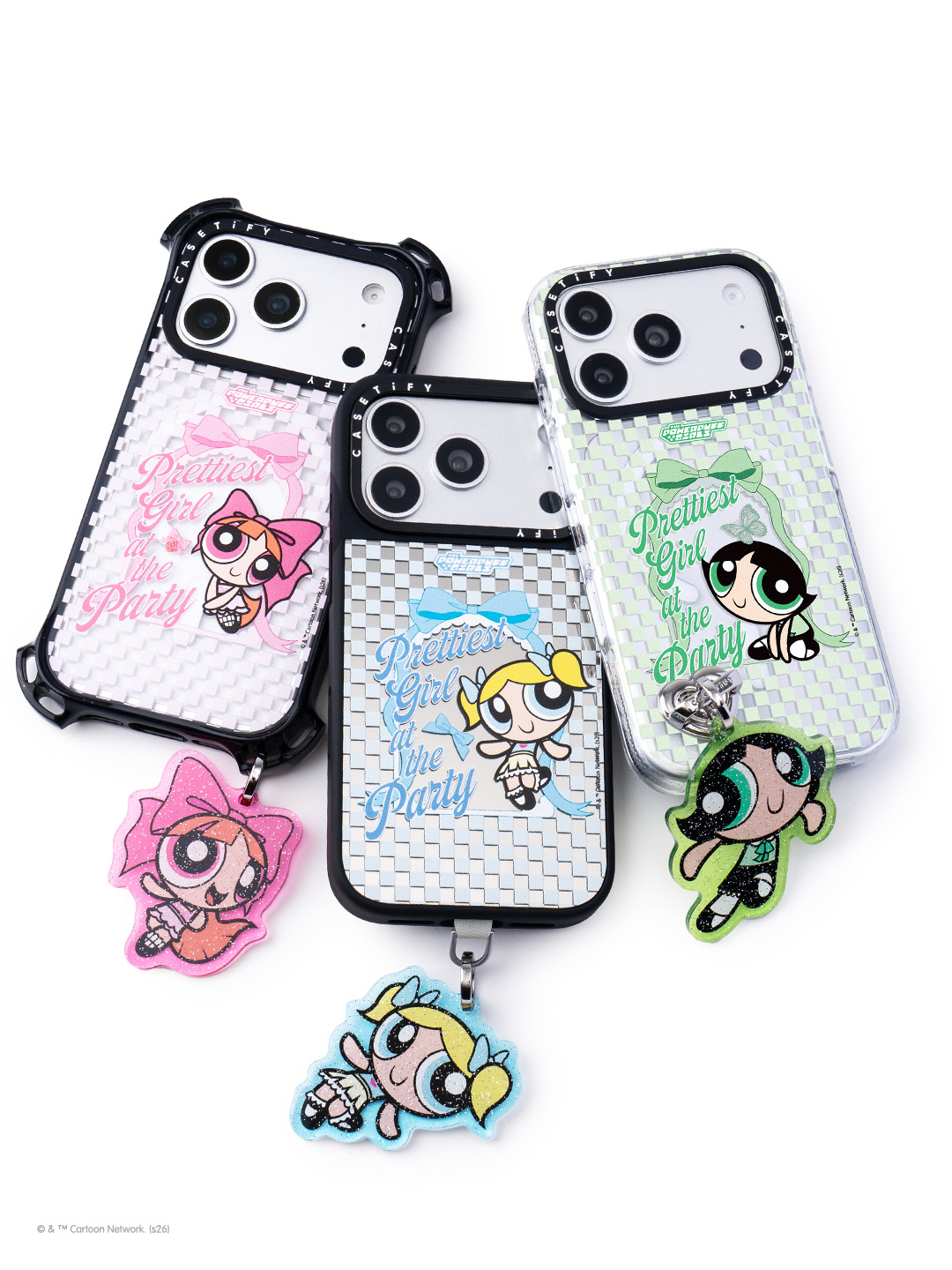 Mirror iPhone 17 Pro Max Case MagSafe Compatible - The Powerpuff Girls Characters Case