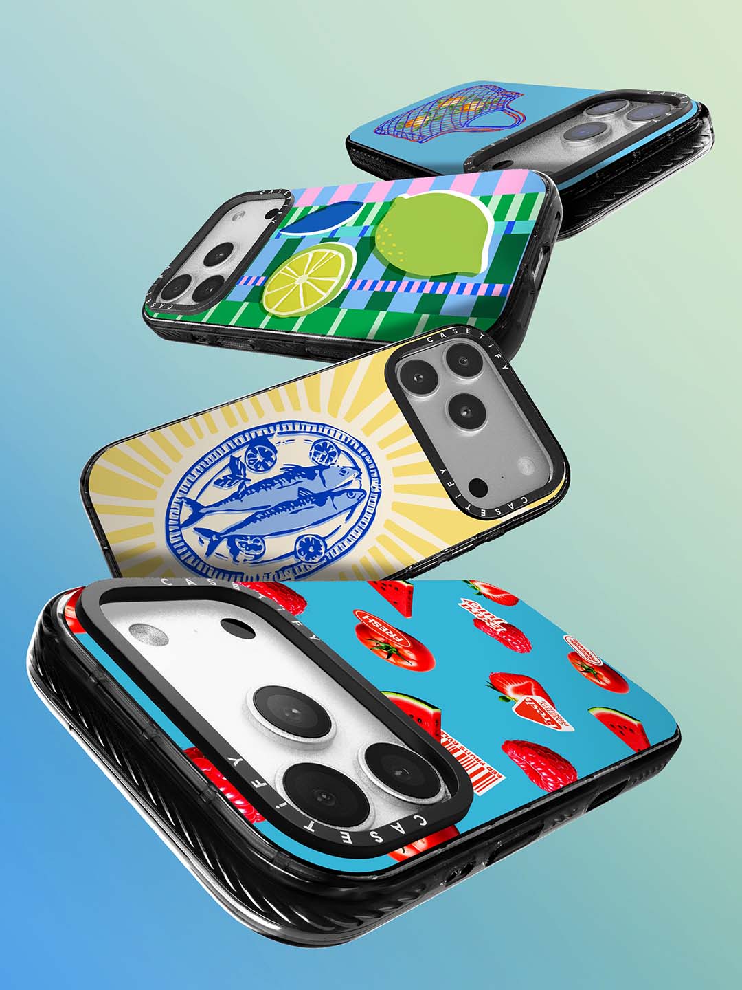 Impact iPhone 17 Pro Max Case MagSafe Compatible - EttaVee Watercolor Fleurs