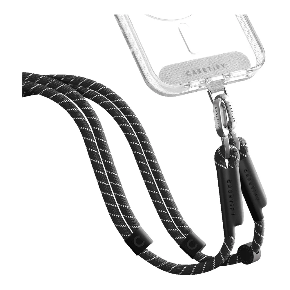 Rope Cross-body Strap - Black (Double End)